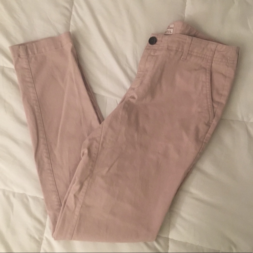 Pink skinny pants